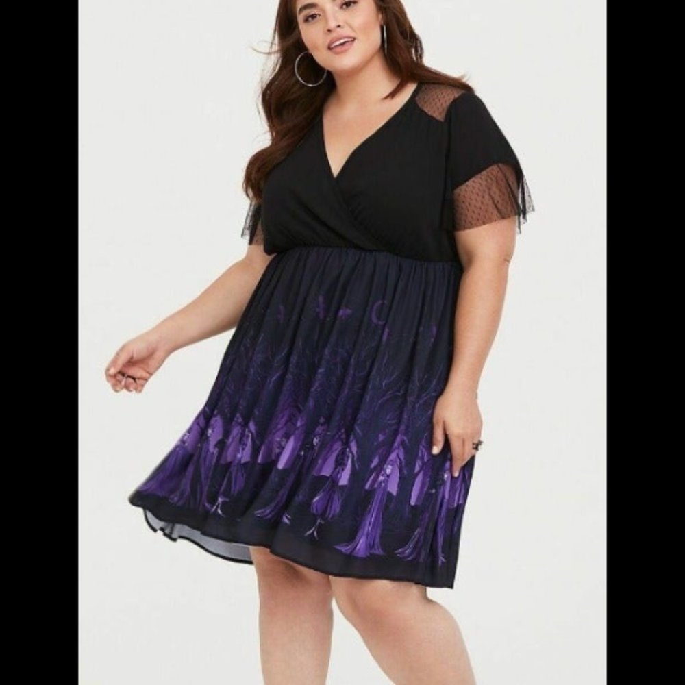 NWT TORRID DISNEY VILLAINS SKATER DRESS